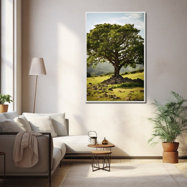 Green Tree Canvas Wall Art
